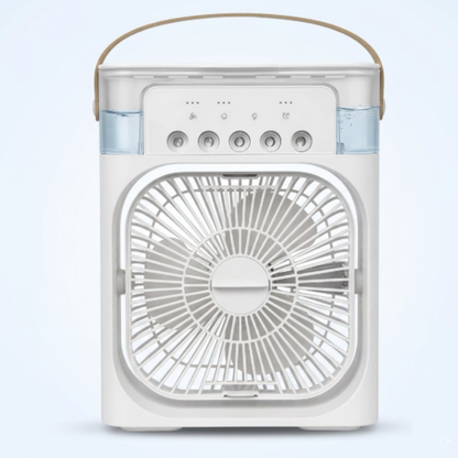 Aire Acondicionado Portátil 3 en 1 con Ventilador y Luz LED