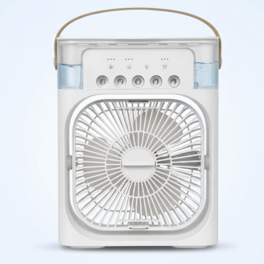 Aire Acondicionado Portátil 3 en 1 con Ventilador y Luz LED